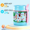 Insulated Lunch Boxes, Insulated lunch box for kids, Double Wall Vacuum Insulation & Exquisite 3D Pattern Design, For School Or Office, Christmas Gift, 10oz (300ml)