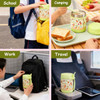 Insulated Lunch Boxes, Insulated lunch box for kids, Double Wall Vacuum Insulation & Exquisite 3D Pattern Design, For School Or Office, Christmas Gift, 10oz (300ml)