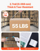 Clear Packing Tape 6 Rolls 25 Yards Clear Shipping Tape with Dispenser 2.7 Mil