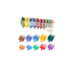 10pcs Color Guards Set Universal Fit For All Hair Clipper Compatible with Most Wahl Clippers  With Clipper Guard Holder Tray For Barber Fade comb  -1/16" to 1"