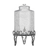 Drink Dispenser 2.5 Gal Beverage Dispenser for Parties Glass with Stand