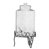 Drink Dispenser 2.5 Gal Beverage Dispenser for Parties Glass with Stand