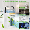 Portable Air Conditioners,4-IN-1 Portable AC Unit with  3 Speeds Nightlight,Evaporative Air Coler for Home Office Camping