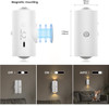 LED Motion Sensor Night Light, 7 Colors Rechargeable Battery Stair Light, Wireless Magnetic Wall Lamp, Cordless LED Wall Night Lights for Steps, Bedroom, Hallway, Courtyard, Holiday Decor, 2-Pack