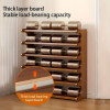 5/6-layer practical storage rack, shoe rack, space-saving design, multi-layer independent storage rack, wood grain finish, easy to assemble, self-supporting cubic shoe storage rack, storage rack, suit