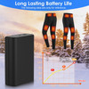 10000/20000mAh 5V 2A Power Bank for Heated Jackets Vests Pants Gloves Scarves DC 7.4V 2A Heated Clothing Replacement Battery Pack for Men Women