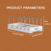 Pull-out pots and pans lid plate draining rack, cabinet built-in draining rack