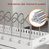Pull-out pots and pans lid plate draining rack, cabinet built-in draining rack