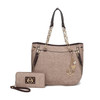 MKF Collection Lina Tote Bag and Wallet set by Mia K