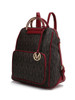 MKF Collection Cora Milan M Signature Trendy Backpack by Mia k