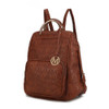 MKF Collection Torra Milan Signature Trendy Backpack by Mia k