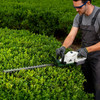 Professional Cordless Hedge Trimmer, ±90° Adjustable Handle & 0.6 Inch Cutting Capacity, 2600mAh Rechargeable Trimmer for Bushes Shrubs Trimming