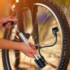 Mini Bike Pump Portable Bicycle Tire Inflator Ball Air Pump w/ Mount Frame For Mountain Road Bike