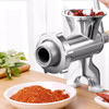 Ergonomic Handle Manual Meat Grinder, 3cm Max Clamp Opening for Tabletop, Multifunctional Sausage & Noodle Maker with Anti-Scratch Table Clamp,Multifunctional for Meat/Pepper/Chili Grinding