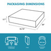 120 Gal. Outdoor Wicker Storage Box Waterproof, Resin Rattan Deck Box for Patio Garden Furniture, Outdoor Cushion Storage