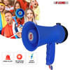 5Core Megaphone 15W Bull Horn Kids PA Speaker w 400 Yards Range Siren Lightweight Loud Mini Megafono