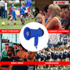 5Core Megaphone 15W Bull Horn Kids PA Speaker w 400 Yards Range Siren Lightweight Loud Mini Megafono