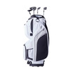 VEVOR Golf Cart Bag with 14 Way Organizer Divider Top, 36' 13 Pockets Premium Nylon Cart Bag, Durable Golf Bags with Handles & Dust Cover & Detachable Straps for Men & Women, White Color-Block
