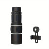 Compact 8x42mm Binocular Telescope – Ultra-Portable Design for Campers, Hikers & Bird Enthusiasts (Black)