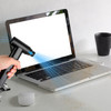 Compressed Air Duster Brushless Motor 250000RPM Stepless Variable Speed 10000mAh Battery Cordless Dust Blower Vacuum Cleaner Portable Jet Dry Blower for PC Keyboard Car Home