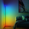 55"H RGB Corner Floor Lamp, Smart LED Lights, Support App, Remote control,  Music Sync, for game room, bedroom, livingroom, party