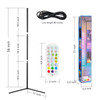 55"H RGB Corner Floor Lamp, Smart LED Lights, Support App, Remote control,  Music Sync, for game room, bedroom, livingroom, party