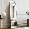 58"x19" Full Length Mirror with Stand Floor Mirror with Aluminum Alloy Frame Body Wall-Mounted Mirrors For Bedroom Bathroom