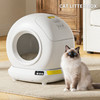 Self-Cleaning Cat Litter Box | Fully Enclosed Automatic, App Control, Extra Large Space | Smart Pet Toilet Tray