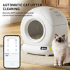 Self-Cleaning Cat Litter Box | Fully Enclosed Automatic, App Control, Extra Large Space | Smart Pet Toilet Tray