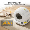 Self-Cleaning Cat Litter Box | Fully Enclosed Automatic, App Control, Extra Large Space | Smart Pet Toilet Tray