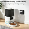Automatic cat feeder, programmable pet food dispenser, suitable for dogs and cats to use