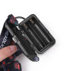 3Modes Tail Warning Rechargeable LED Headlamp Headlight Zoomable Lamp Flashlight