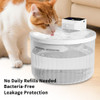 Late night silent pet cat automatic water dispenser with silent circulation and flowing water, allowing pets to actively drink more water
