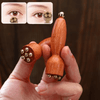 Wooden TCM acupoint massager, designed for eye bags, dark circles and sensitive skin, a traditional Chinese medicine skincare instrument equipped with facial and periocular massage sticks
