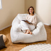 Bean Bag Chair Plush Lazy Sofa with Ultra-soft Velvet Cover