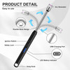 Candle Lighter with 360° Flexible Neck & Safety Lock, Windproof USB Rechargeable Electric Lighter Gift Sets, Flameless Arc Long Lighters Matches for Grill, BBQ, Camping, Fireplace, Stove