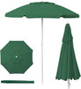 5.5 Ft Portable Beach Umbrella, Lightweight UV Protection Sunshade with Tilt Pole & Carry Bag, Outdoor Canopy Umbrella for Beach, Sand, Pool, Patio, Camping, Travel, or Backyard Shade