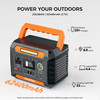 Portable Power Station 300W&Foldable Solar Panel, Li-Ion Battery Bank With AC/USB/DC Outputs, 230.88Wh Solar Generator For Camping with18V/60W Portable Solar Charger ,Home Emergencies & Outdoor Trips