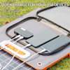 Portable Power Station 300W&Foldable Solar Panel, Li-Ion Battery Bank With AC/USB/DC Outputs, 230.88Wh Solar Generator For Camping with18V/60W Portable Solar Charger ,Home Emergencies & Outdoor Trips