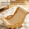 C-type sisal cat lounge chair - a breathing lounge chair that combines scratch, rest, and paw grinding in a minimalist art form