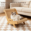 C-type sisal cat lounge chair - a breathing lounge chair that combines scratch, rest, and paw grinding in a minimalist art form