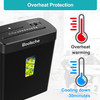 Woolsche Paper Shredder - 10-Sheet Cross Cut with 3.43-Gallon Basket - P-4 Security Level - 3-Mode Design - Shreds CD and Credit Card - Durable, Fast, and Jam Proof for H