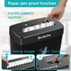Woolsche Paper Shredder - 10-Sheet Cross Cut with 3.43-Gallon Basket - P-4 Security Level - 3-Mode Design - Shreds CD and Credit Card - Durable, Fast, and Jam Proof for H
