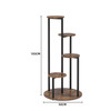 Plant Stand, Multiple Potted Plants Holder Corner Flower Shelf