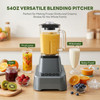 Professional ice cream blender, full-size household blender, equipped with a 54-ounce large-capacity glass cup