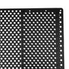 RV Screen Door Protector, Adjusts from 22 to 31.5 inch, Adjustable Door Grille, Easy to Install, Reinforced Breathable Honeycomb Holes, Iron Camper RV Entry Protector for Pet Protection, Black