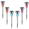 6Packs Solar Garden Lights Outdoor Solar Pathway Lights IP44 Water-resistant Landscape Lights 8Hrs Lawn Lamps for Yard Driveway Walkway
