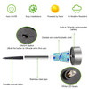 6Packs Solar Garden Lights Outdoor Solar Pathway Lights IP44 Water-resistant Landscape Lights 8Hrs Lawn Lamps for Yard Driveway Walkway