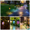6Packs Solar Garden Lights Outdoor Solar Pathway Lights IP44 Water-resistant Landscape Lights 8Hrs Lawn Lamps for Yard Driveway Walkway