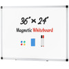Magnetic Dry Erase Board, 36 X 24 Inches White Board for Home Office School,Sliver Reinforced Aluminum Frame
